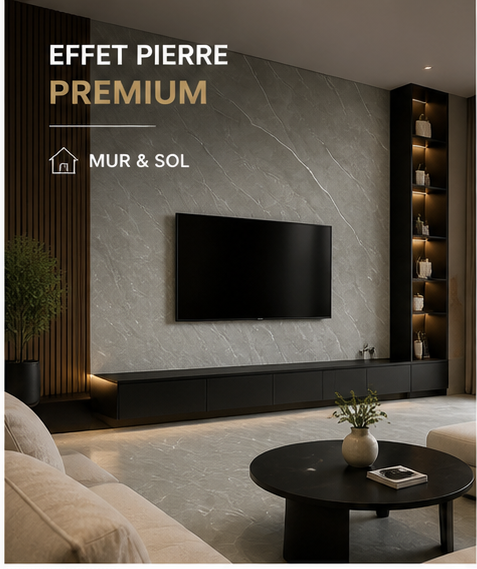 SPC 202 Plaque mural MAT Effet pierre Pietra Light – 600 x 1200 mm
