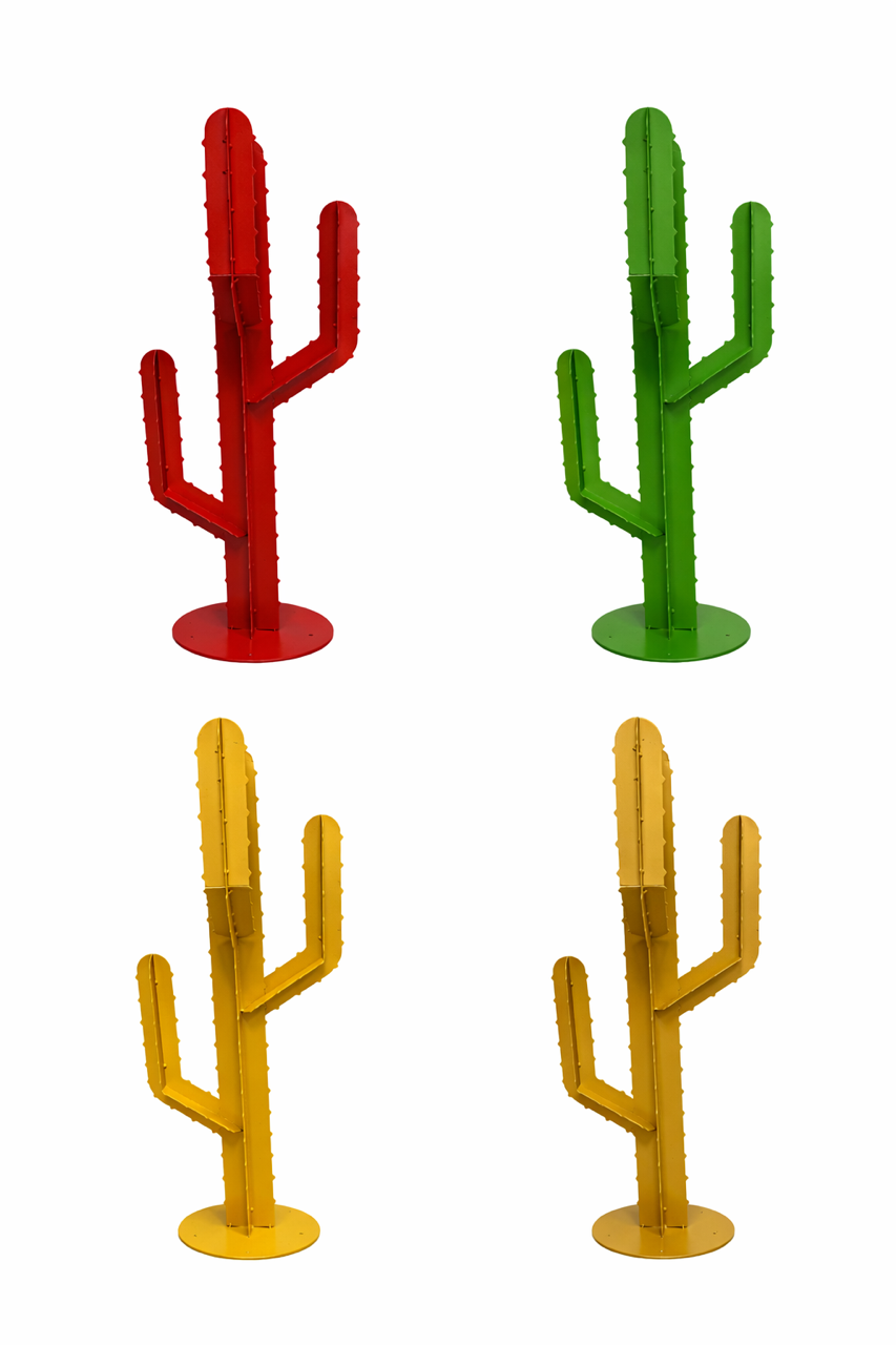 Cactus Décoratif Extérieur en Acier 2 mm – Sculpture Design Jardin & Terrasse