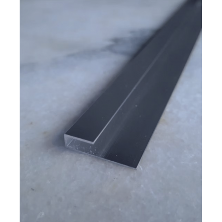 PROFILÉ D'EXTRÉMITÉ EN ALUMINIUM DE 10 MM