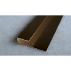 PROFILÉ D'EXTRÉMITÉ EN ALUMINIUM DE 10 MM