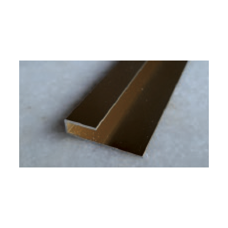 PROFILÉ D'EXTRÉMITÉ EN ALUMINIUM DE 10 MM