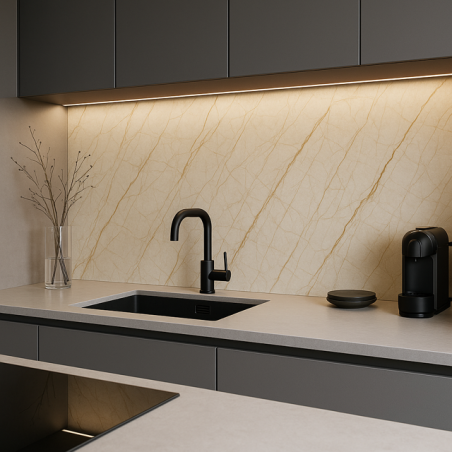 Plaque en PVC effet marbre PS 303 BOLZANO BEJ