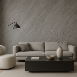 Plaque en PVC effet marbre PS 210 MARMORY GREY