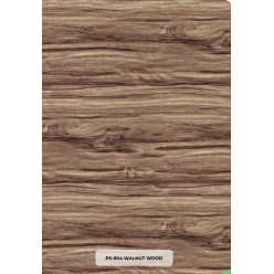 Plaque en PVC effet bois wallnut