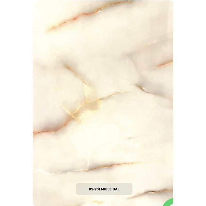 Plaque en PVC effet marbre Beige