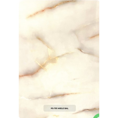 Plaque en PVC effet marbre Beige