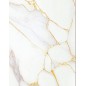Plaque en PVC effet marbre Blanc