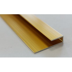 PROFILÉ D'EXTRÉMITÉ EN ALUMINIUM DE 10 MM