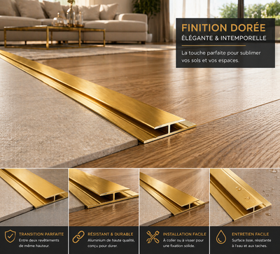 Profile de jonction aluminium 13 MM