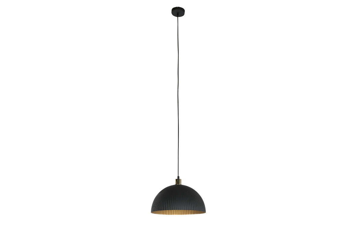 PLAFONNIER MÉTAL 35X35X18 NOIR