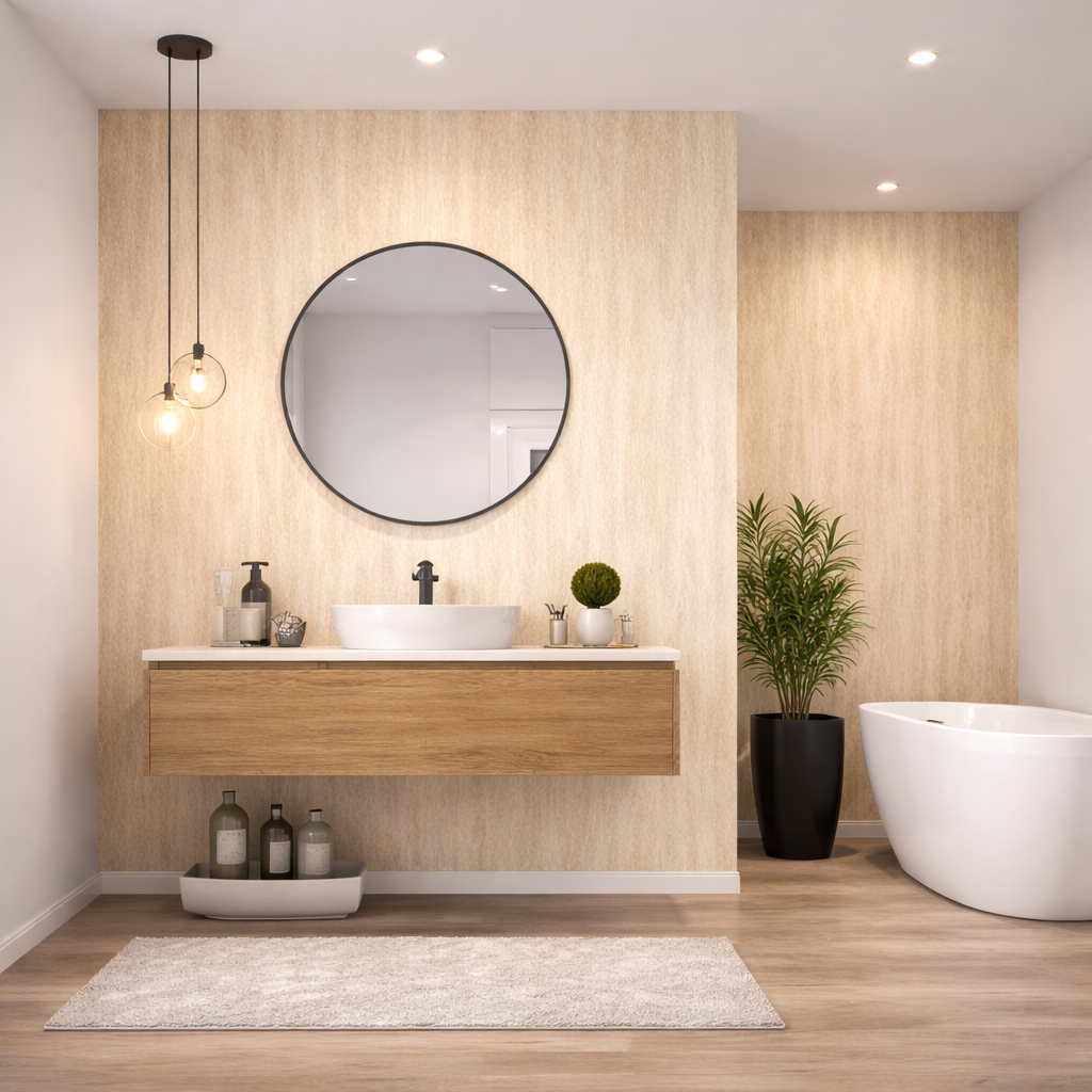 Panneaux  Revêtement  mural SALLE DE BAIN 122 CM  260 CM PS305