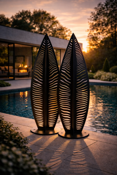 Sapin Décoratif Extérieur en Acier 2 mm – Sculpture Design Jardin & Terrasse