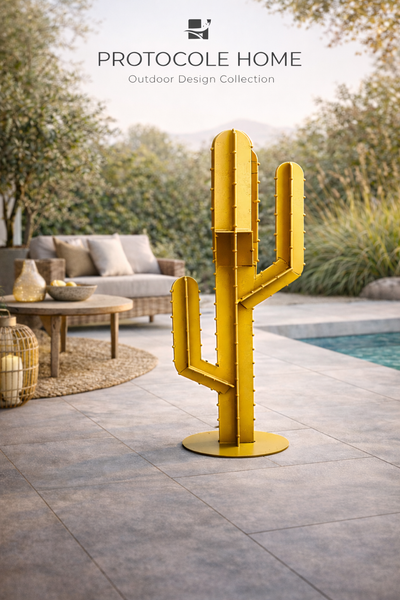Cactus Décoratif Extérieur en Acier 2 mm – Sculpture Design Jardin & Terrasse