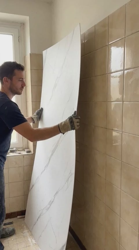 Charger la vidéo: Panneaux muraux  effet marbre • Revêtement  mural