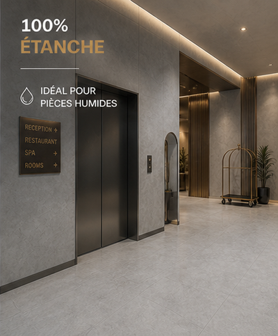 SPC Plaque  mural MAT SPC Effet pierre  – Panneau Décoratif  Salle de Bain Cuisine Salon – SPC-105